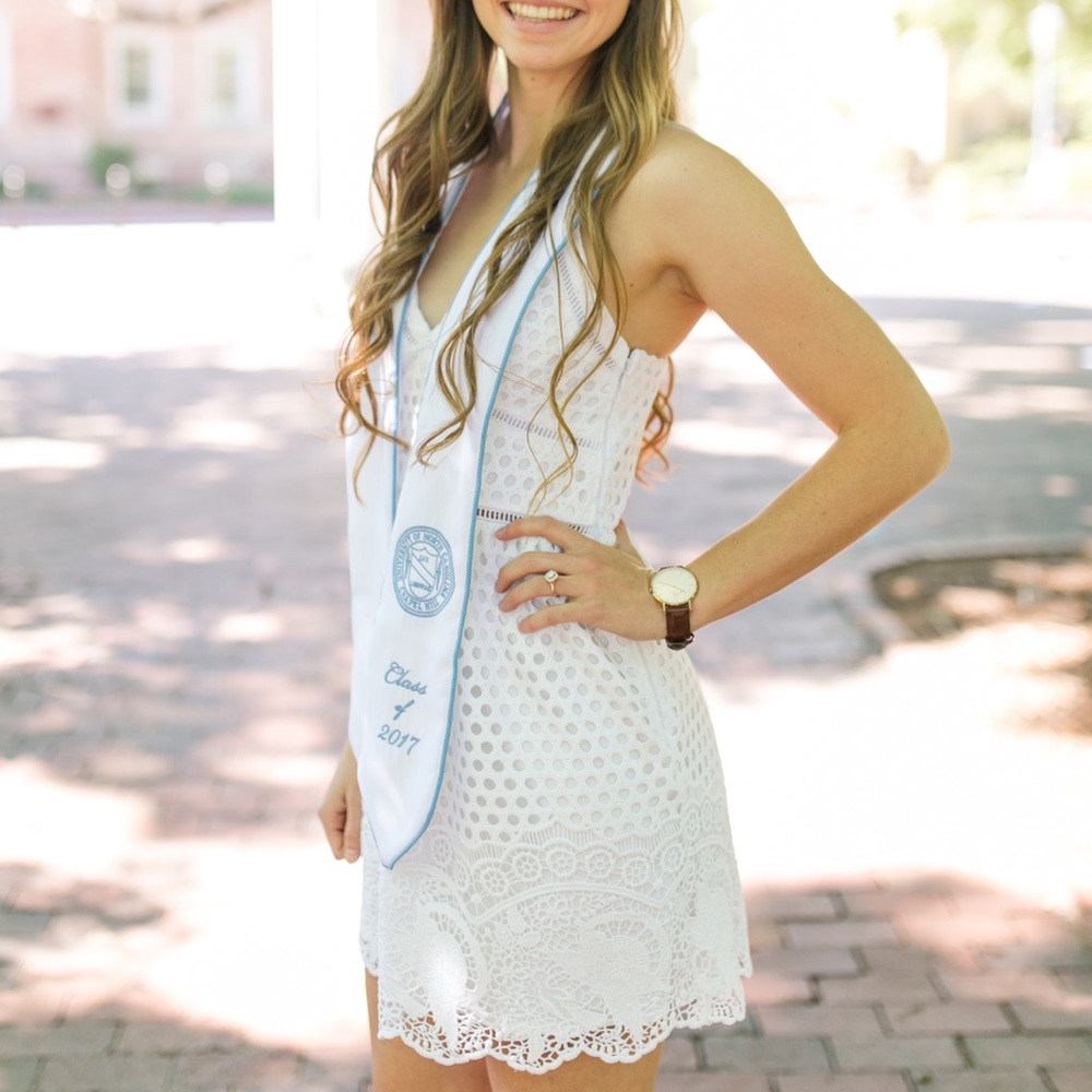White mini dress